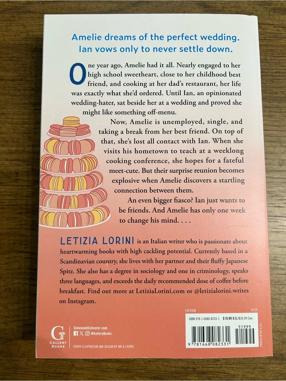 The Wedding Menu by Letizia Lorini - Brand New Book